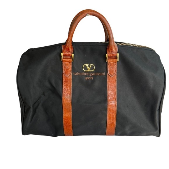 Valentino Garavani Handbags - Valentino Garavani Sport Travel Bags, Nylon & Leather Strap